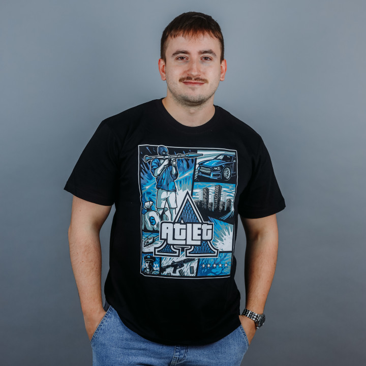Tričko Atlet Blue