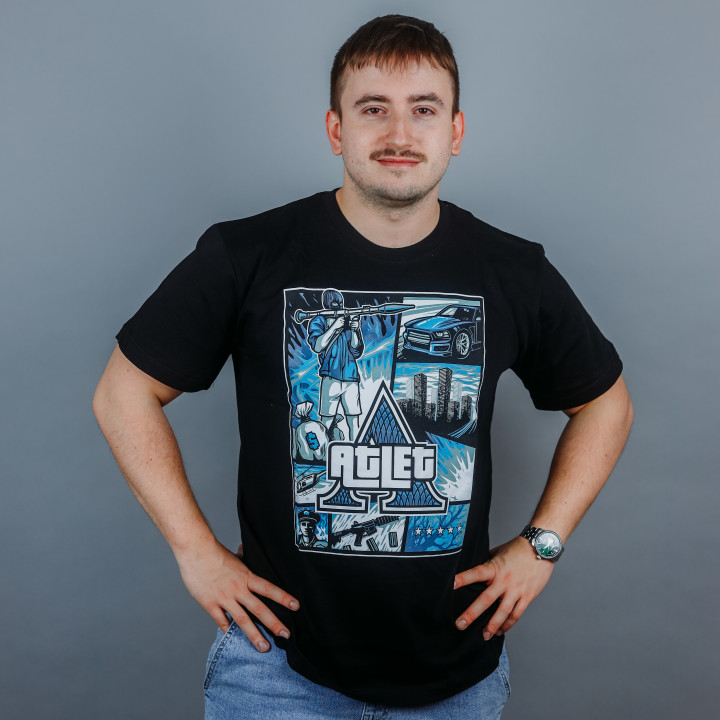 Tričko Atlet Blue