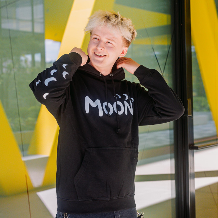 Mikina Moon černá
