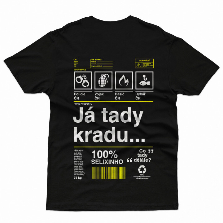 Tričko Selixinho black