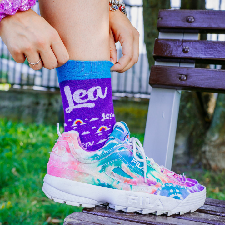 Ponožky Lea Rainbow