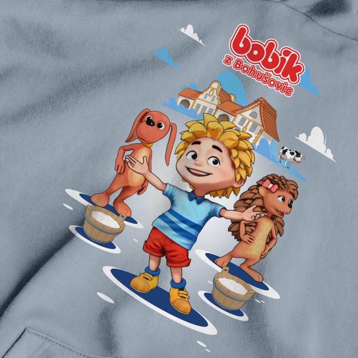 Dětská mikina Bobík modrá