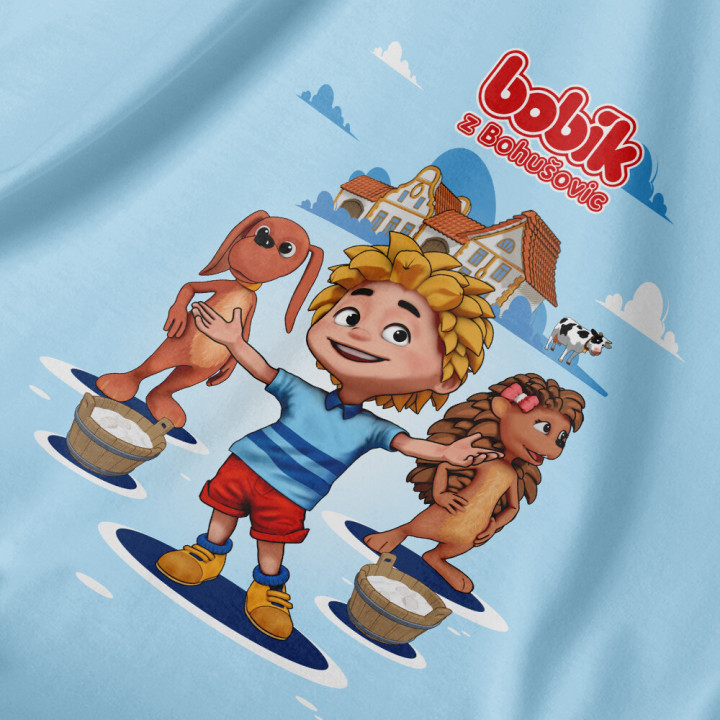 Dětské tričko Bobík modré