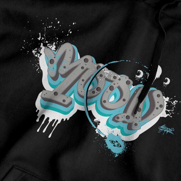 Mikina Moon Graffity