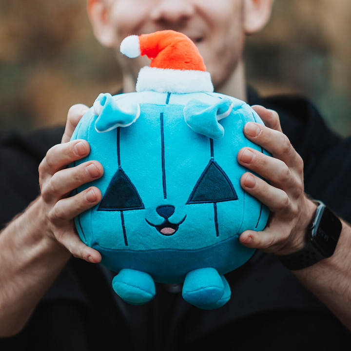 Plyšák - Pumpkin Dog blue