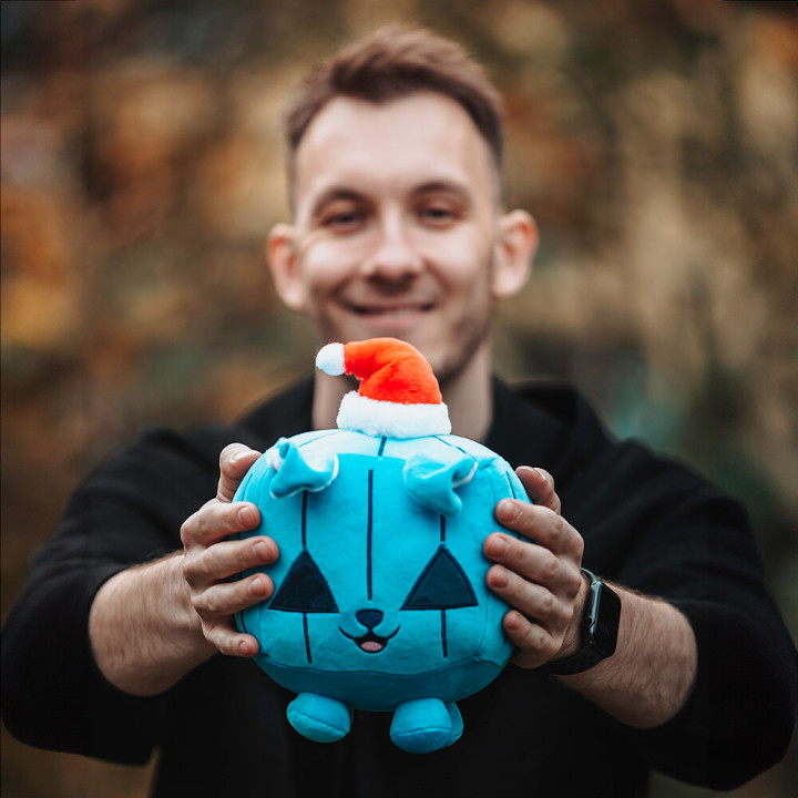 Plyšák - Pumpkin Dog blue