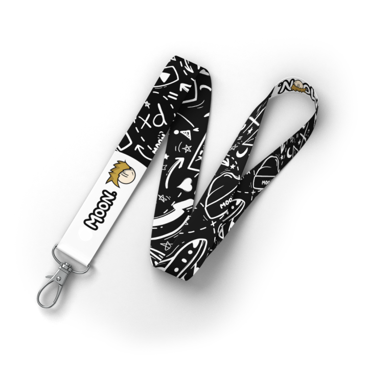 Lanyard Moon Doodles