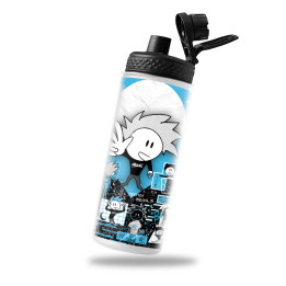 Kovová láhev Moon Komix