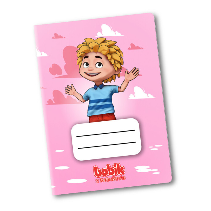 Sešit Bobík růžový