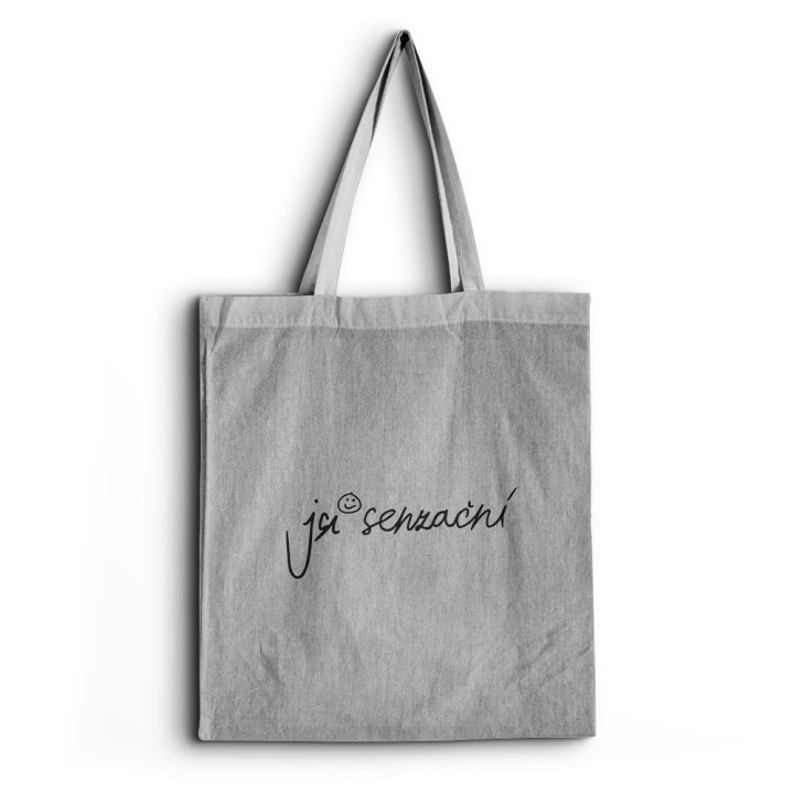 Plátěnka Holki | Jsi senzační šedá