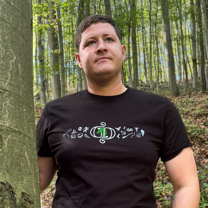 Tričko Caged Dragon zelené