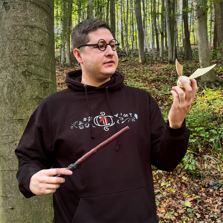 Mikina Caged Dragon červená