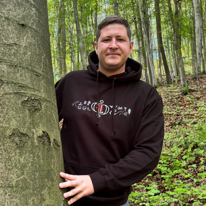 Mikina Caged Dragon červená