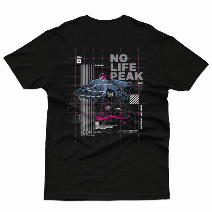 Tričko Wedry Topography Black