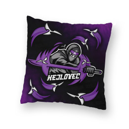 Polštář Hejlovec fialový