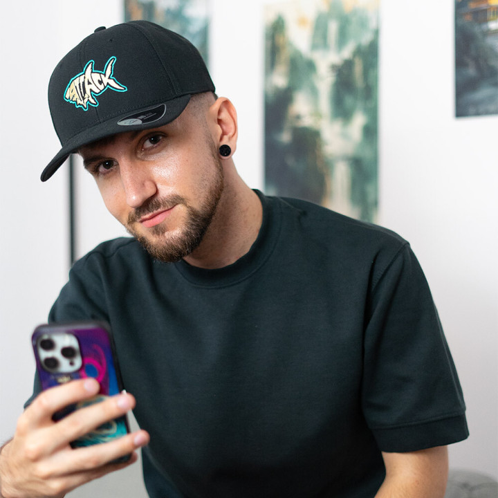 Dětská kšiltovka Attack Ocean Wave