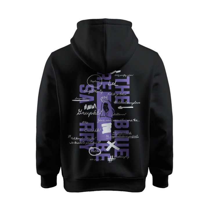 Mikina BlueberryLove Purple