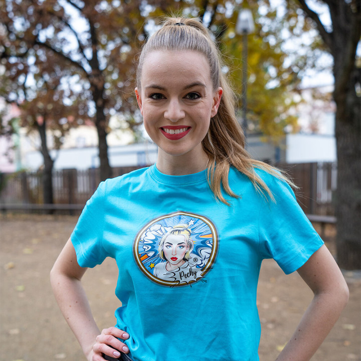 Tričko Pechy modré