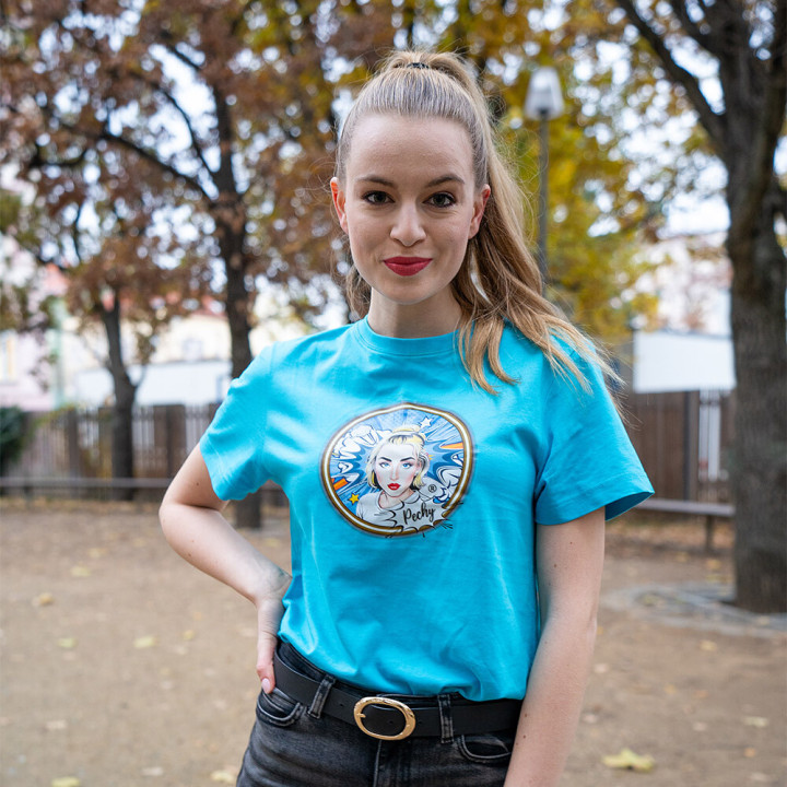 Tričko Pechy modré