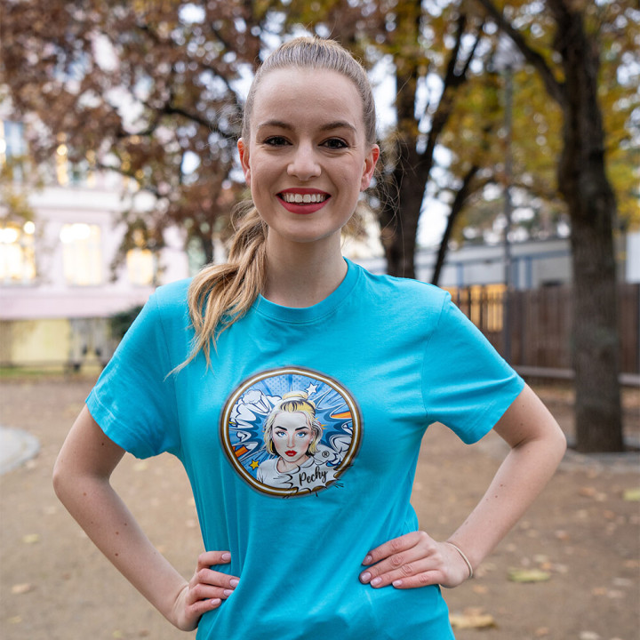 Dětské tričko Pechy modré