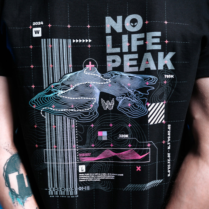 Tričko Wedry Topography Black