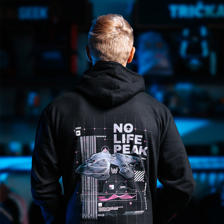 Mikina Wedry Topography Black