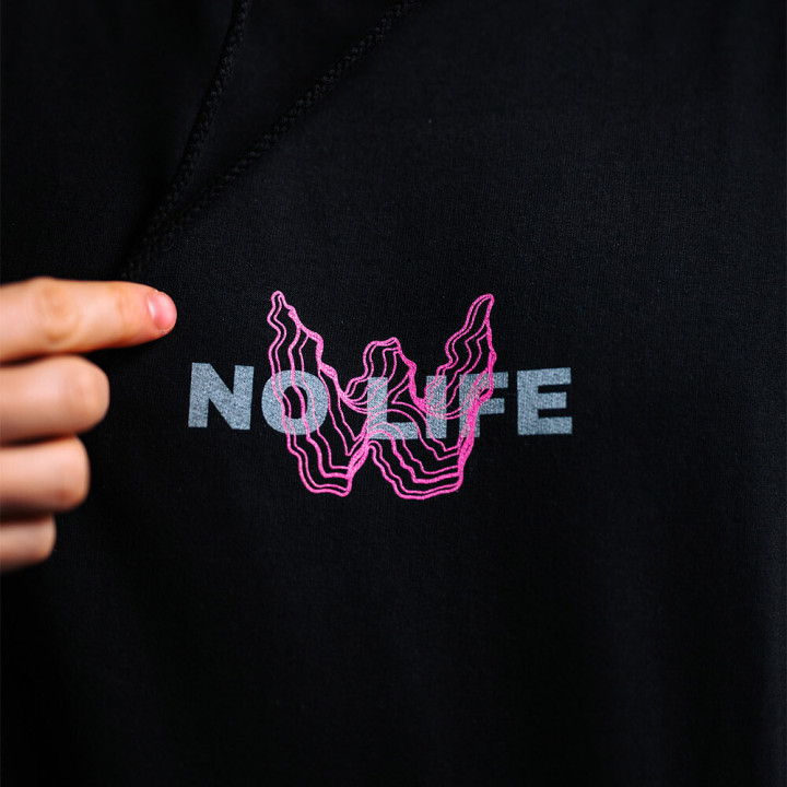 Mikina Wedry Topography Black