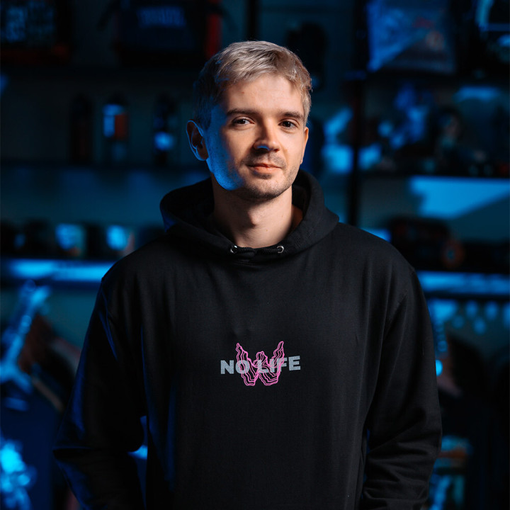 Mikina Wedry Topography Black