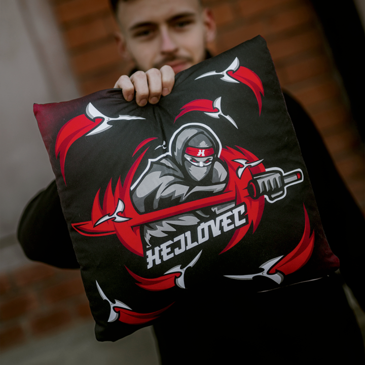 Polštář Hejlovec červený