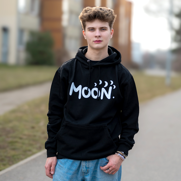 Dětská mikina Moon černá