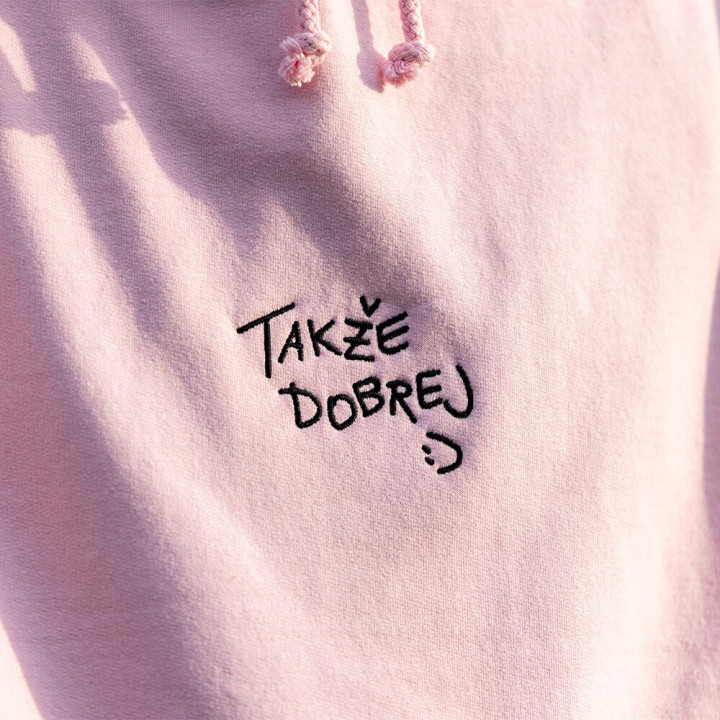 Dětská mikina Mattem takže dobrej Pink