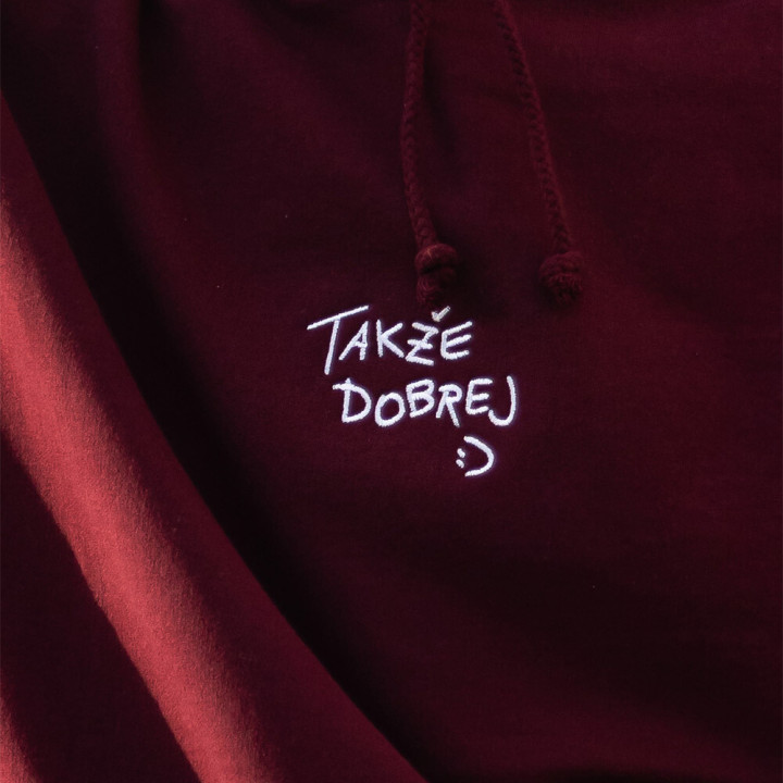 Mikina Mattem takže dobrej Burgundy
