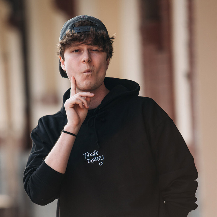 Dětská mikina Mattem takže dobrej Black