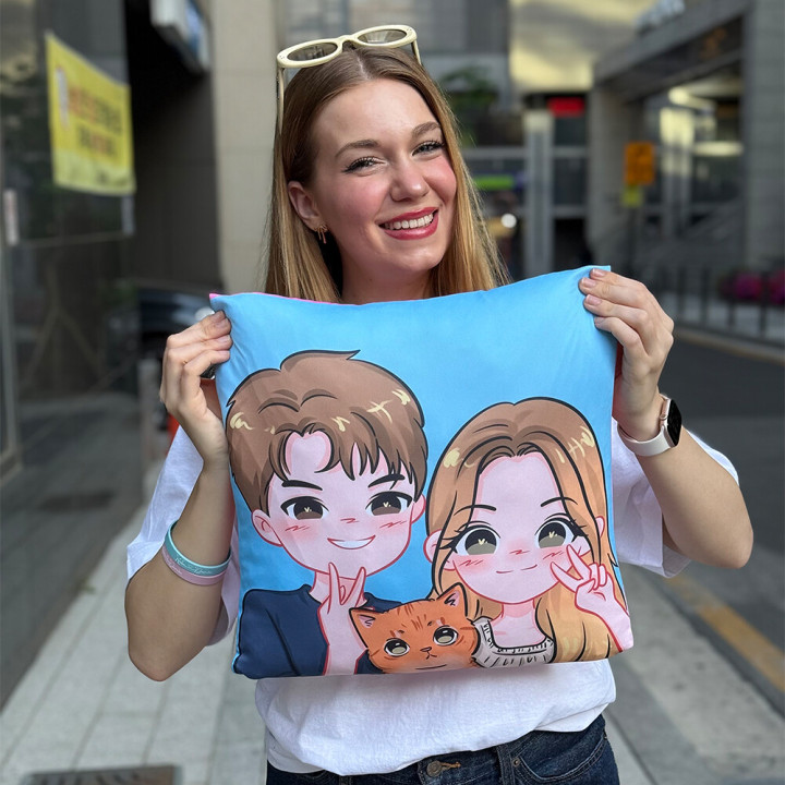 Polštář Kuba a Danča