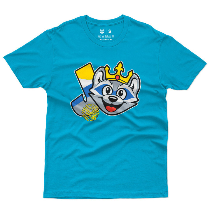 Tričko Jongles Otisk blue