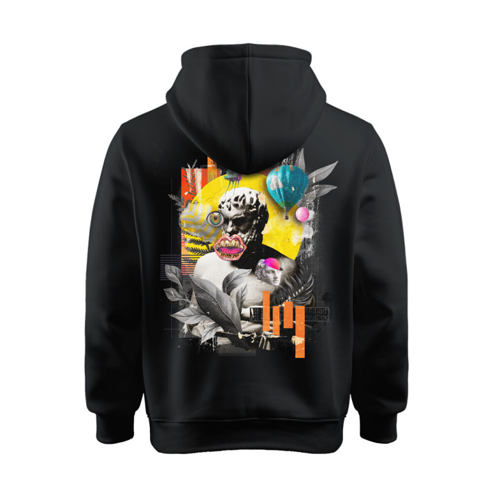 Mikina Vidrail Overthinking black