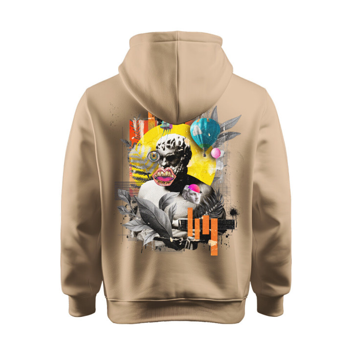 Mikina Vidrail Overthinking sand