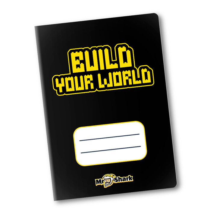 Sešit MrShark Build your world