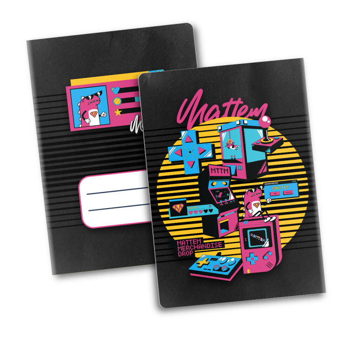 Sešit Mattem Arcade