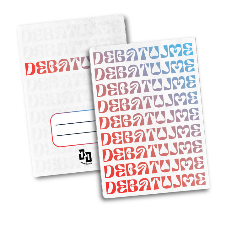Sešit Debatní deník bílý