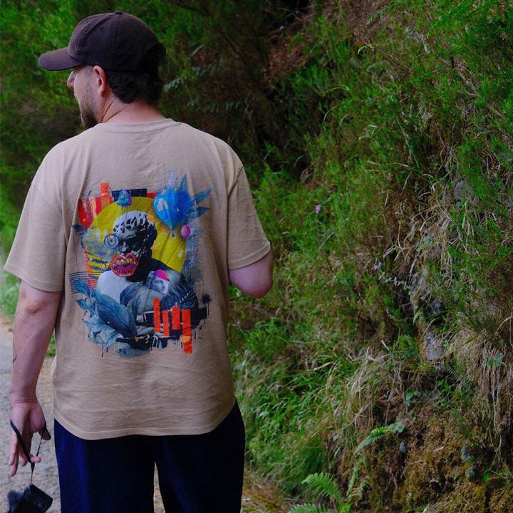 Tričko Vidrail Overthinking sand