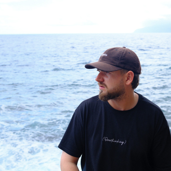 Tričko Vidrail Overthinking black