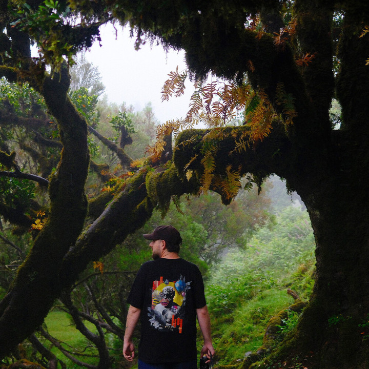 Tričko Vidrail Overthinking black