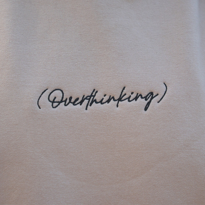 Mikina Vidrail Overthinking sand