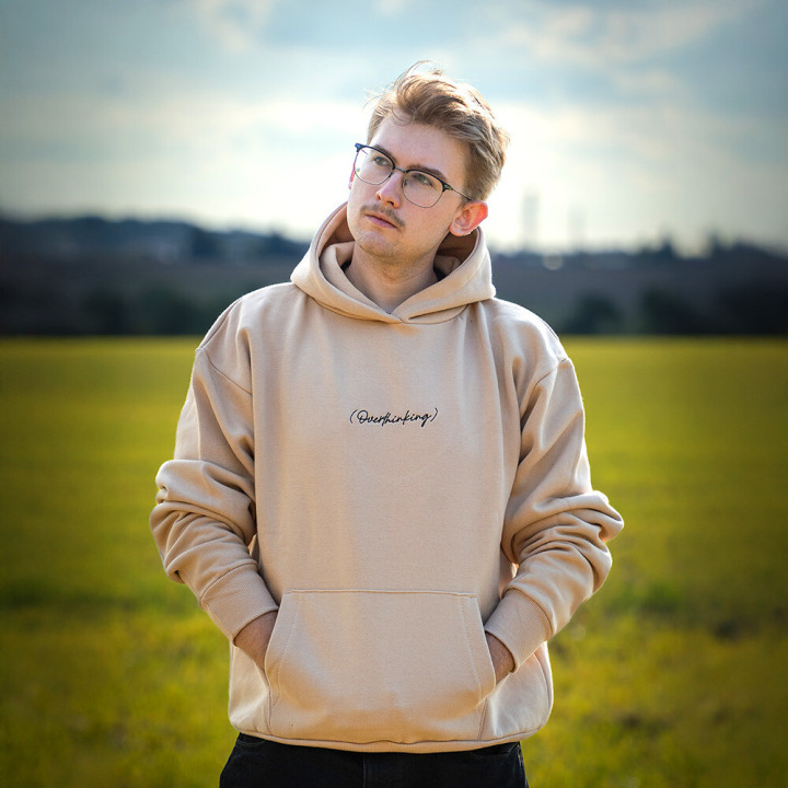 Mikina Vidrail Overthinking sand