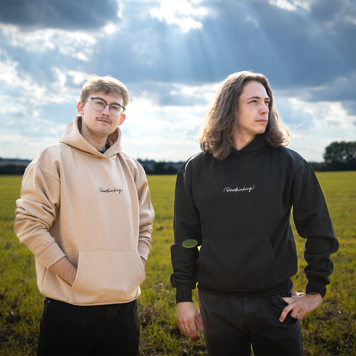 Mikina Vidrail Overthinking sand