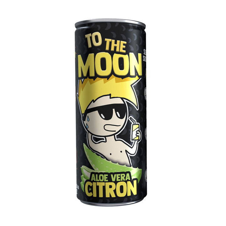 Mr. Moon ovocný nealkoholický nápoj s Aloe Vera a Citrón - 0,25ml