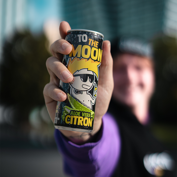 Mr. Moon ovocný nealkoholický nápoj s Aloe Vera a Citrón - 0,25ml