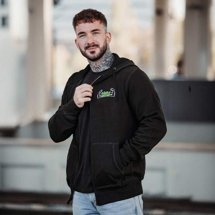 Mikina MgFitman petardy broski limited zipper