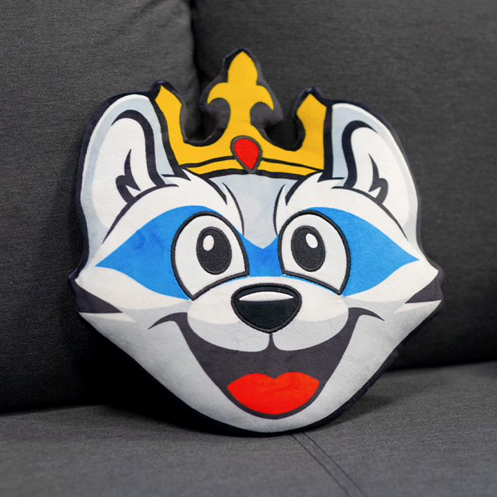 Plyšový polštář Jongles